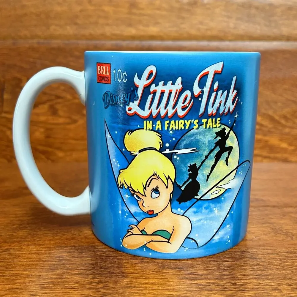DISNEY STORE Tinkerbell Little Tink In A Fairys Tale Coffee Mug 16oz